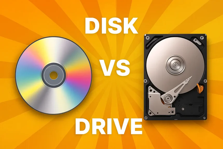 Disk vs Drive